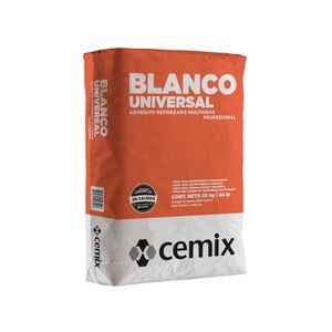 Adhesivo Universal Blanco Cemix 20 Kg