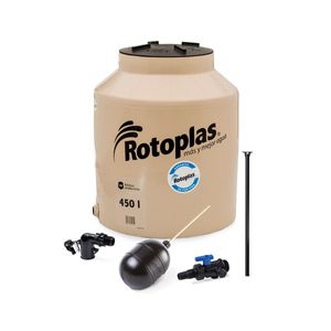 Tinaco equipado Rotoplas 500023 Tricapa 450 L