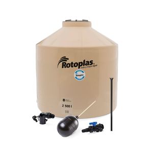 Tinaco equipado Rotoplas 500021 Tricapa 2,500 L