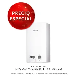 Calentador Instantáneo Bosch MINIMAX II Gas Natural 16 L