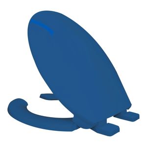 Asiento para WC Perdura Premium Redondo Azul Colonial