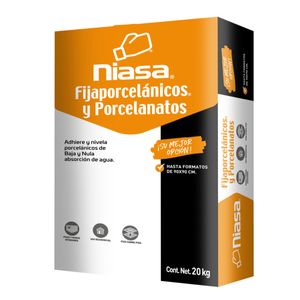 Fijaporcelanato Niasa PSP Blanco 20 Kg