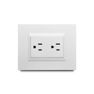 Tomacorriente Plura Veto PLU60880 Blanco