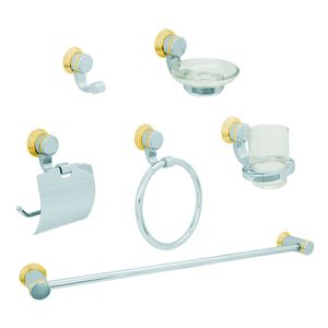 Juego de Accesorios para Baño Urrea Clásica 1400 Cromo