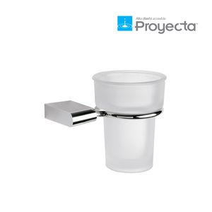 Vaso Porta Cepillos Proyecta Integra IN-07 Cromo