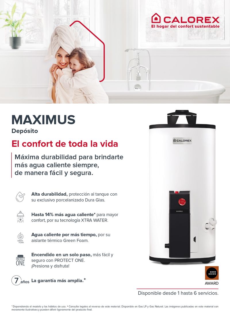 Calentador-Calorex-G-10-Maximus-Gas-Natural-38-Lts-Generacion-2